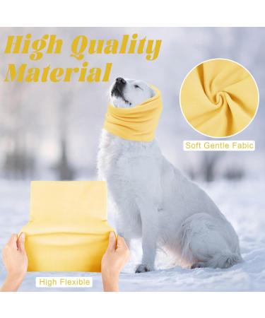 Pattepoint Dog Snood - Noise Protection & Anxiety Relief Ear Muffs for Dogs - Yellow, Medium - Buy Online on GoSupps.com