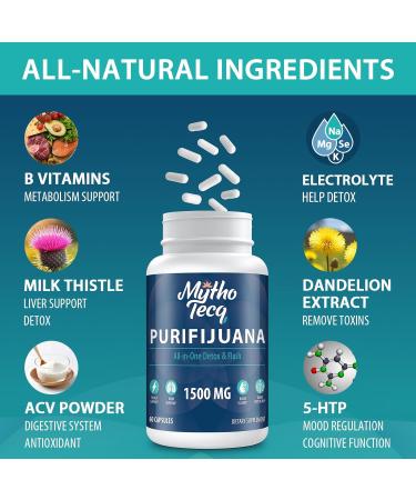 90 000 MG Detox & Cleanse - Herbal Liver & Kidney Repair Natural Body Cleanse for Men & Women 60 Caps Made in USA - Buy Online on GoSupps.com