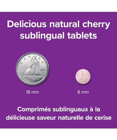 Webber Naturals Vitamin B12 2500 mcg Quick Dissolve 110 Tablets Natural Cherry Flavour Supports Energy Production and Metabolism 110 count (Pack of 1) - Buy Online on GoSupps.com