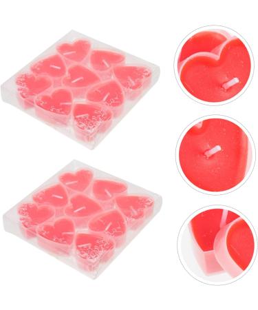 Zerodeko 36 Pcs Heart Shaped Scented Tealight Candles | Romantic Decor for Weddings Baths & Special Occasions - Buy Online on GoSupps.com