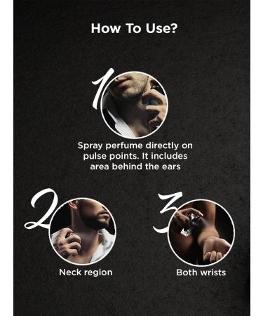 Fresh Black Edt Perfume For Men - 100Ml | Premium Long-Lasting Fragrance Body Spray | Gift For Him - Buy Online on GoSupps.com