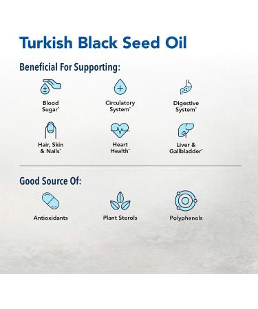 NORTH AMERICAN HERB & SPICE Black Seed Oil - 12 fl. oz. - Cardiovascular, Digestive & Immune Support - Non-GMO - Contains Oreganol P73 Oregano Oil - 72 Servings - Buy Online on GoSupps.com
