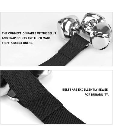 Luckyiren Upgraded Puppy Bells for Potty Training - Premium Quality Dog Doorbells - Adjustable Length - Black - Buy Online on GoSupps.com