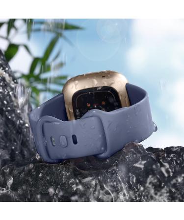 Getino Compatible with Fitbit Sense/ Sense 2 Bands/ Versa 4/ Versa 3 Bands Women Men  Silicone Sport Accessories  Band for Fitbit Sense/ Sense 2/ Versa 4/ Versa 3  Small Black/ Bluegray/ Gray/ White Small 5.8"-7.6" Black/Bluegray/Gray/White - Buy Online on GoSupps.com