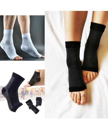 4 Pairs Plantar Fasciitis Socks Neuropathy Socks for Women and Men Soothe Relief Socks for Neuropathy Pain Women Plantar Fasciitis Relief Compression Socks for Arch Pain Foot Swelling & Fatigue - Buy Online on GoSupps.com