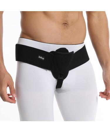 belltop Inguinal Hernia Support for Men and Women - Hernia Belt Truss for Single Inguinal hernia groin support - Lower hernia support - Post-surgical girdle (L/XL) L/XL - 44 to 55 inches (Hip)