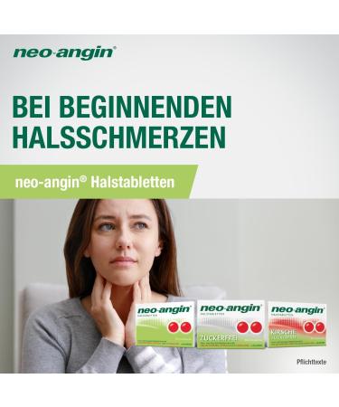 Neo-Angin Sugar-Free Half Tablets for Sore Throat | 2-Pack (48 Pieces) | Sucking Tablets for Adults & Kids | Fast Relief - Buy Online on GoSupps.com