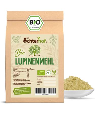 Lupine flour organic 250g |Ideal protein supplier with many fiberdoes not contain gluten |slightly nutty taste and an ideal consistencyPerfect for cooking and baking |From the Achterhof