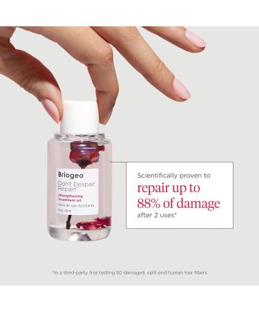 Briogeo Don t Despair Repair! Strengthening Treatment Oil Hair Oil for Dry Damaged Hair | Sulfate Silicone & Paraben-Free | 1 fl oz | International Shipping Available - Buy Online on GoSupps.com