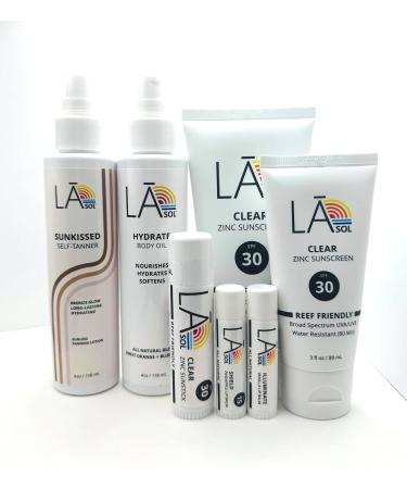 CLEAR Mineral Zinc Sunscreen Face Stick Non-Greasy No White Cast - Broad Spectrum UVA/UVB SPF 30 (.6 oz) - Buy Online on GoSupps.com