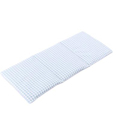 Buy Organic Cherry Stone Pillow 20x50cm | 3-Chamber Heat & Cold Therapy | Light Blue-White Grain Pillow - Buy Online on GoSupps.com