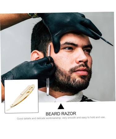 1pc Razor Beard Trimmer - Manual Face Shaver & Convenient Handheld Trimming Cutter for Perfect Beard Grooming - Buy Online on GoSupps.com