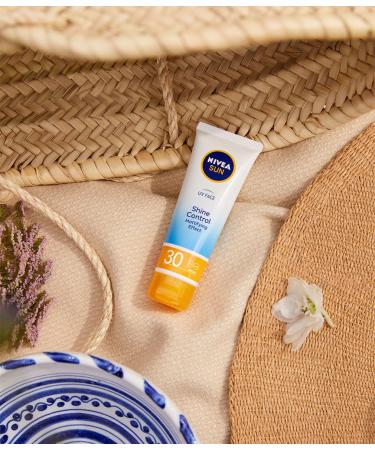 NIVEA Sun Mattifying Face Cream SPF 30 - 50ml | High Protection & Shine Control for All Skin Types - Buy Online on GoSupps.com