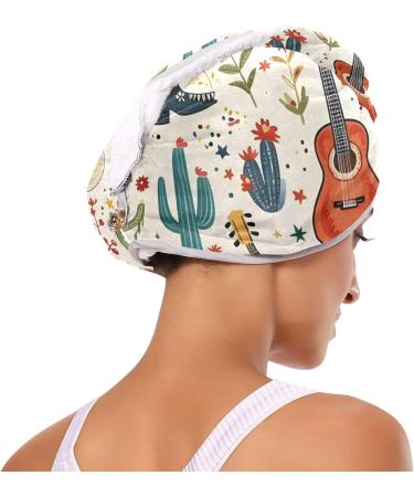 Cowboy Boot Hair Towel 2 Pack | Super Absorbent Quick Dry Hair Turbans for Women & Girls - Buy Online on GoSupps.com