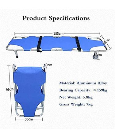 Multi-Function Folding Flat Stretcher Stretcher Emergency Fire Rescue Stretcher Simple Stair Wheeled Stretcher for Sport and Rescue (Color : Blue) - Buy Online on GoSupps.com