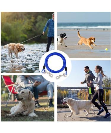 Buy Dongker Hofleine Dog 3m Tie-Out Leash - Heavy Duty 360 Rotating Buckle for Small/Medium Dogs Up to 130 lbs - Black - Buy Online on GoSupps.com