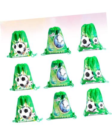 HOMSFOU 9pcs Kids Soccer Ball Kids Birthday Party Bags Gift Bags Football Treat Bags Football Goodie Bags Drawstring Burlap Bag Party Cookie Bag Kids Football Child Beam Port Storage Box - Buy Online on GoSupps.com