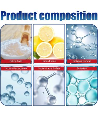 YOXIER Toilet Cleaning Tablets Bowl Deodorizers 4pcs Automatic Cleaner Fast Acting Quick Dissolving Long-Lasting Bathroom Tank 4pcs - Buy Online on GoSupps.com
