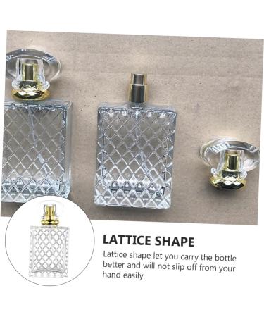 DOITOOL Perfume Bottle Empty Perfume Spray Perfume Cosmetic Container Perfume Spray Liquid Bottle Perfume Container Small Spray Bottle Mini Perfume Square Glass Bottle Pump Casing Travel - Buy Online on GoSupps.com