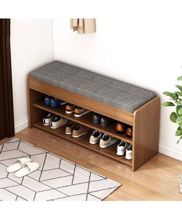 Footstools/Ottomans Shoe Cabinet with Upholstered Double Storage Shoe Rack Shoe Cabinet Locker for Living Room Bedroom Entrance Hallway Living Room Corridor Bench Shoe Stool (Color : 1 Size : 60 1 60cm/23.62inch - Buy Online on GoSupps.com