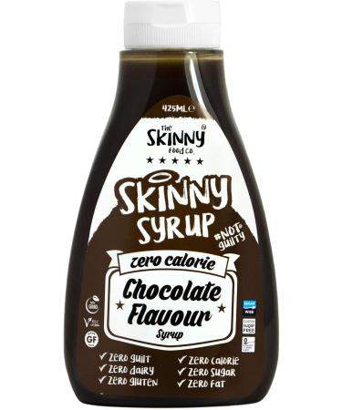 The Skinny Foods Twin Pack Peanut Butter & Chocolate Flavoured Dessert Topping Syrup Sugar Free Zero Calories - Buy Online on GoSupps.com