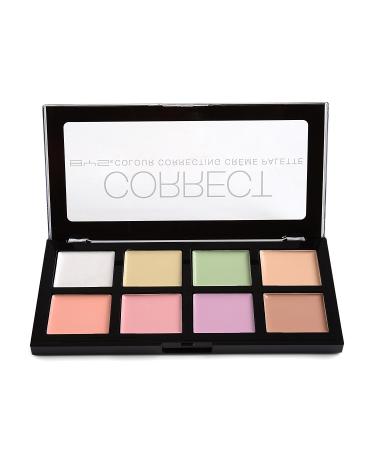BYS Women's 8-Color Corrector Concealer and Contour Palette - Cream for All Skin Types - Buy Online on GoSupps.com
