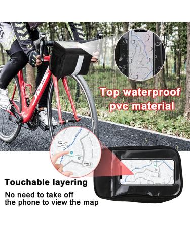 Senxry Insulated Bike Handlebar Bag with Phone Holder - Water Resistant Cooler Bag for Outdoor Cycling - 3.5L Capacity - Ideal for Kids, Girls, Boys, Men, Women - Scooter, Cruiser Accessories - Buy Online on GoSupps.com