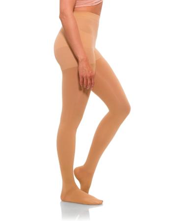 Jomi Compression Pantyhose Women 15-20mmHg Opaque Closed Toe X-Large Beige - Buy Online on GoSupps.com