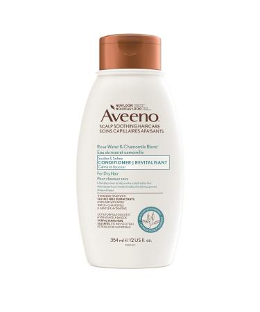 Aveeno Rose Water & Chamomile Conditioner for Dry Hair Hydrating 354 milliliters