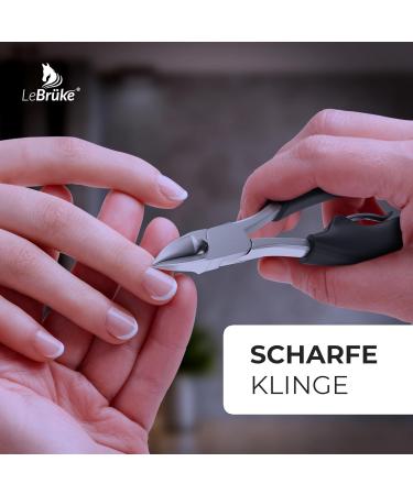 Lebr ke Nail Clippers for Thick & Ingrown Nails | Premium Toenail & Fingernail Scissors - International Shipping - Buy Online on GoSupps.com