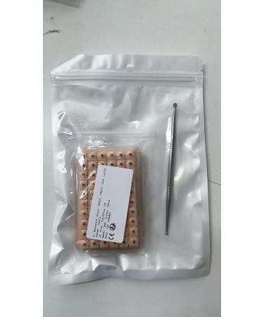 600 Pieces Acupuncture Ear Massage Stickers | One-Way Ear Seeds & Acupressure Pen for Effective Meridian Therapy - Buy Online on GoSupps.com