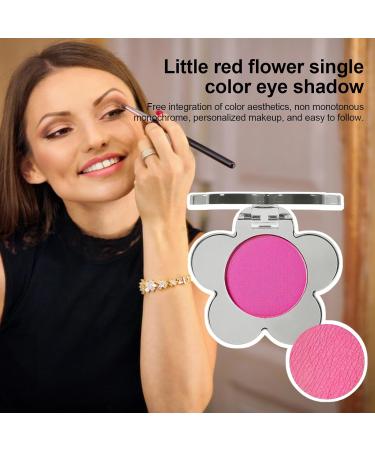 Single Eyeshadow Shimmer Eyeshadow Eyeshadow Makeup Highlighter Matte Flower Shape Eye Shadow Long Lasting Wear Glitter Primer Palette 114 - Buy Online on GoSupps.com