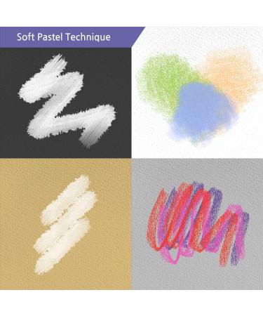 VIOLETTO Soft Chalk Pastels Set - 64 Colors + 2 Sticks - Non Toxic Dry Square Pastels for Artists, Kids, and Adults - Perfect for Painting and Hair Chalk - Short Pastels - Buy Online on GoSupps.com