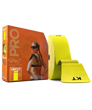 KT Tape Pro Jumbo 125 ft Uncut Kinesiology Therapeutic Sports Roll Yellow