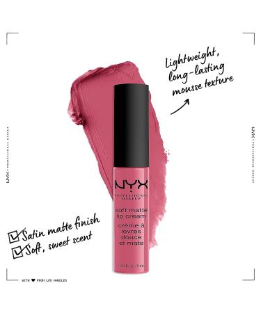 NYX Matte Lip Cream Milan - Dark Pink-Brown Liquid Lipstick 0.27 Fl Oz - Buy Online on GoSupps.com