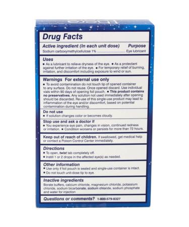 TheraTears Liquid Gel Nighttime Dry Eye Therapy - 30 Single-Use Vials - Buy Online on GoSupps.com