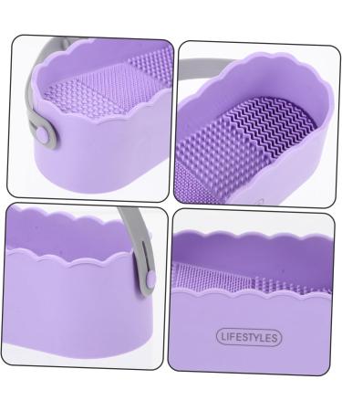 Angoily Box container makeup brush cleaning container Beauty egg makeup brush drying holder women makeup brush cleaner Storage Box cosmetic women makeup tools cleaner - Buy Online on GoSupps.com