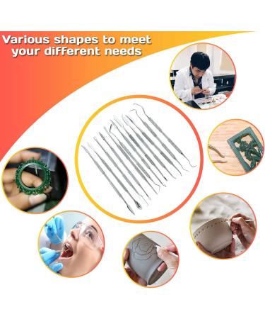 Stainless Steel Wax Carvers Set - Set of 12 Tools for Modeling, Sculpting, and Shaping Clay and Pottery - Buy Online on GoSupps.com
