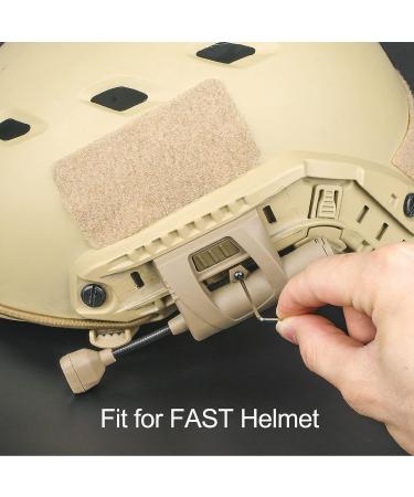 NOBUHIRO Tactical Helmet Light - Military Green/Red/White/IR Illumination Tool for Outdoor Sports - Includes 2 Helmet Lamp Mounts - Bendable Survival Signal Lights - Buy Online on GoSupps.com