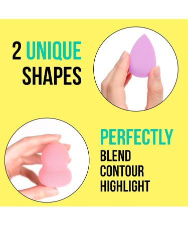 Forever 21 Beauty Blenders 4pc Set | Teardrop & Pear-Shaped Makeup Sponges for Flawless Foundation Blush Concealer & More - International Shipping Available - Buy Online on GoSupps.com