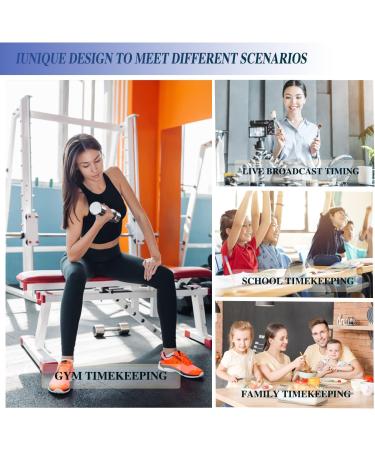 SMAHEAT Electronic Fitness Timer - 1.5 inch Six-Bit All-Blue Stopwatch for School, Exam, Home Exercise, Gym - Buy Now! - Buy Online on GoSupps.com