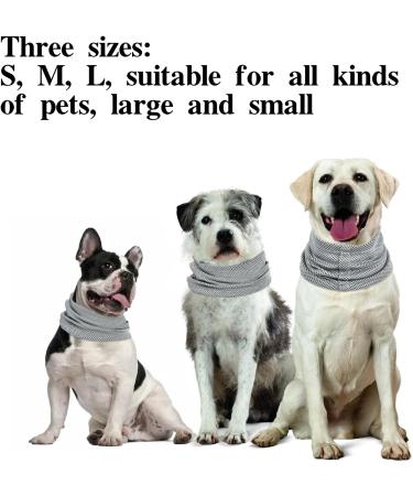 Cooling Collar for Dogs | Summer Dog Cooling Neck Gaiter & Breathable Bandana | Gray Size L Ideal for Hot Weather Relief - Buy Online on GoSupps.com