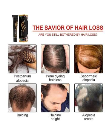 20ml Organic Hair Regrowth Serum Roller Set | Herbal Scalp Intense Roll-On for Men & Women | Triple Massager Hair Growth Essence (3PCs) - Buy Online on GoSupps.com
