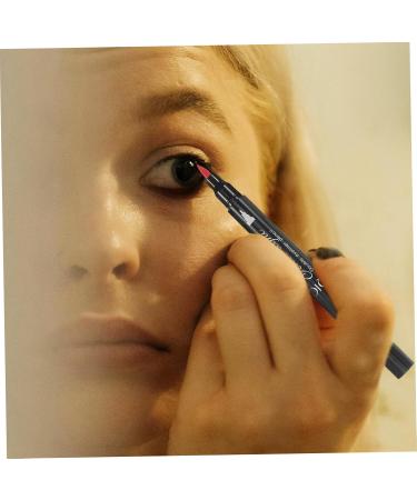 OSOLADY Double Sided Waterproof Liquid Eyeliner Pen with Quick Dry Formula for Female Eyes for Bold Detailed Makeup Long Lasting No Bleeding - Buy Online on GoSupps.com