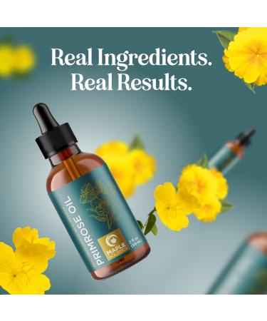 Pure Evening Primrose Oil for Skin - Cold Pressed Natural Face Moisturizer and Nourishing Hair Oil - Use in DIY Skin Care for Dry Flaky Skin Hydration and as a Carrier Oil for Essential Oils Mixing - Buy Online on GoSupps.com