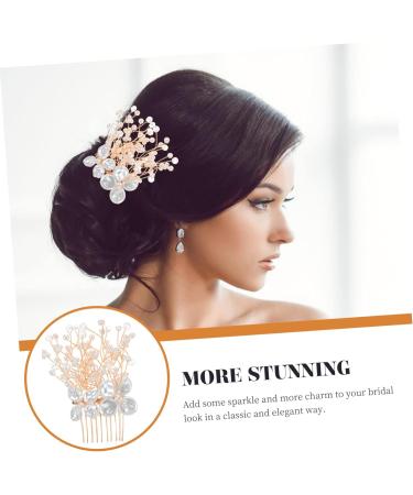 FRCOLOR Rhinestone Headpiece Wedding Hair Side Comb - Buy Online on GoSupps.com