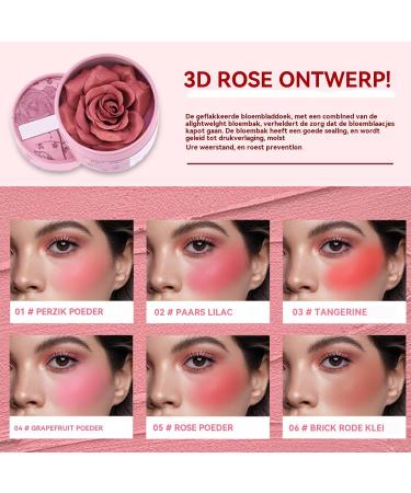 Flower Beauty Blush 3D Blush with rose petals Contour Illuminator Fragrance 35g Pigmented Makeup for DayNight Travel and Events Beige - Buy Online on GoSupps.com