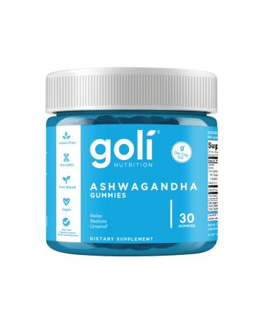 Goli Nutrition Ashwagandha Gummies avec Vitamine D 30 Gommes v g taliennes Sans G latine Sans Gluten V g tarien Sans Soja Sans OGM