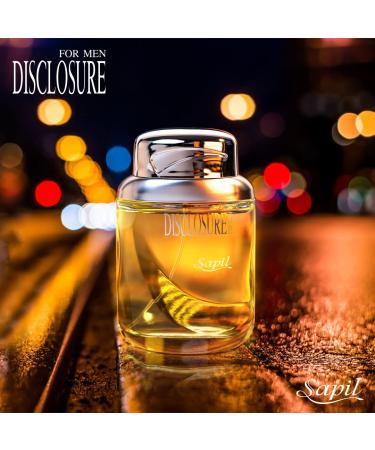Sapil Disclosure Perfume for Men - Long-lasting Dubai Cologne 3.4 Oz (100 ml) - Woody Spicy Arabic Fragrance for Everyday Wear - Enticing Men's Fragrance from Dubai - Buy Online on GoSupps.com