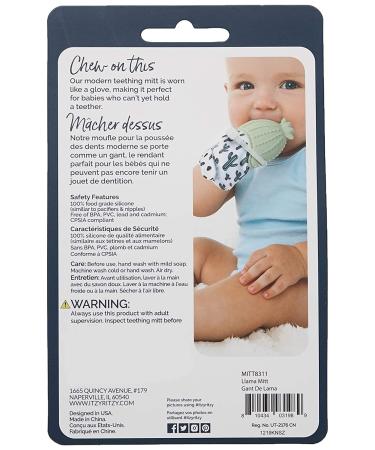 Itzy Ritzy Llama Silicone Teether for Babies 3+ Months | Food Grade | Safe & Durable - Buy Online on GoSupps.com